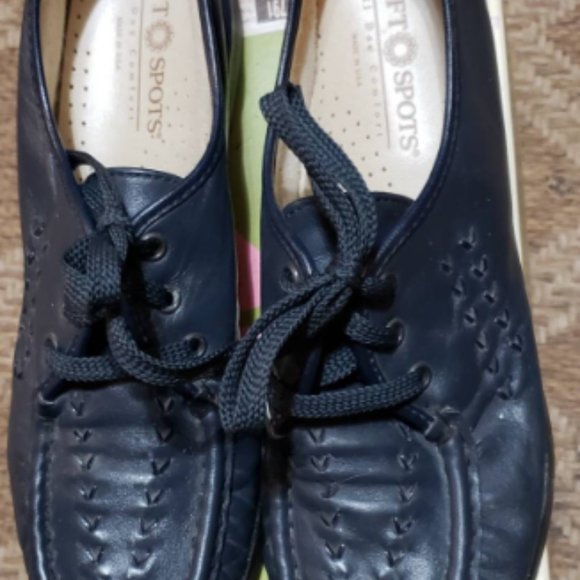 Soft Spots Ladies Comfort Leather Upper Shoes 9 - Picture 1 of 6